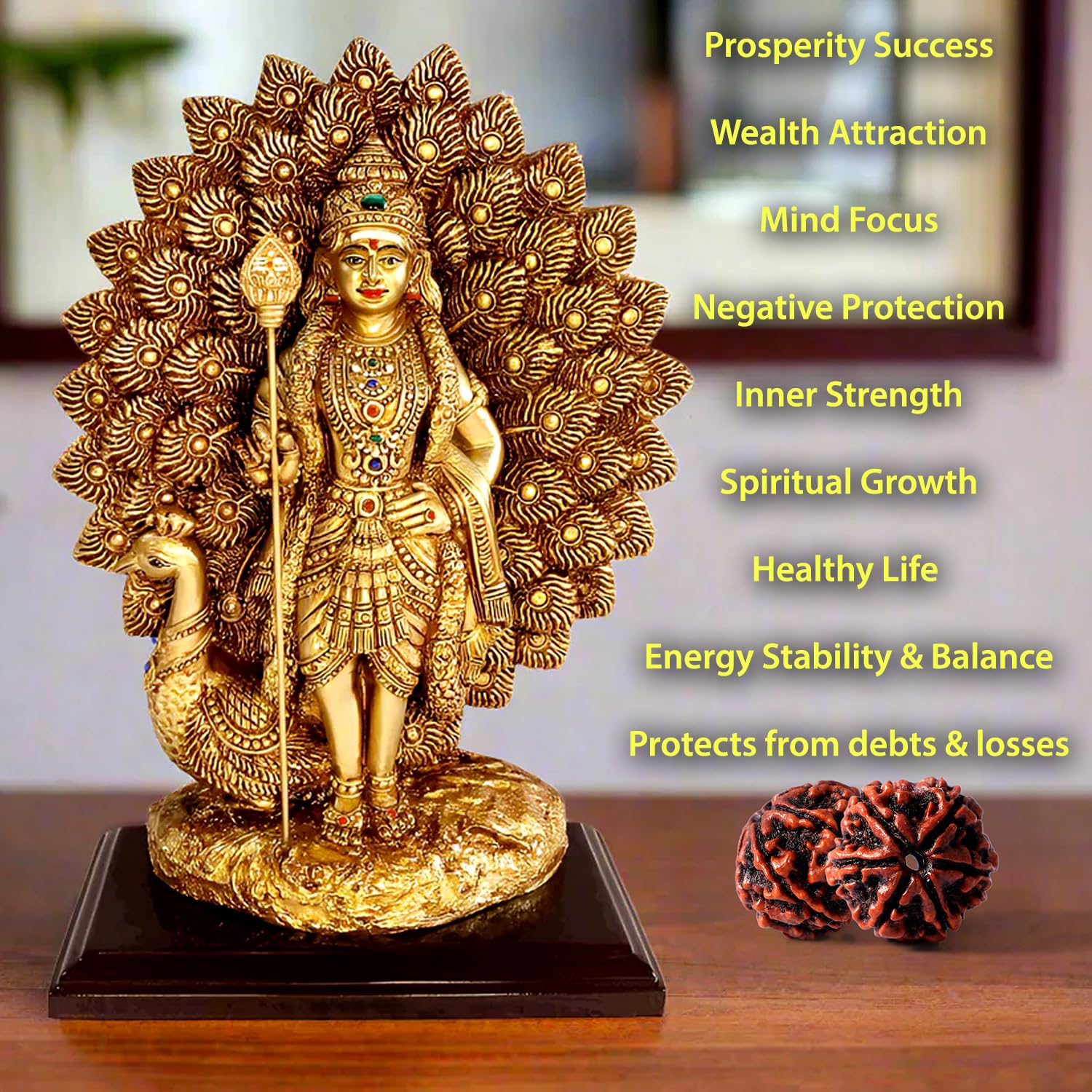 Holy Rudraksha 6 Mukhi Rudraksha β Nepal Origin | Natural & Certified view 3